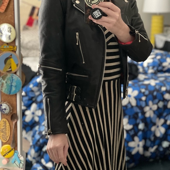 *** SOLD *** Straight to Hell “Defector” XS Leather Jacket - Picture 8 of 8